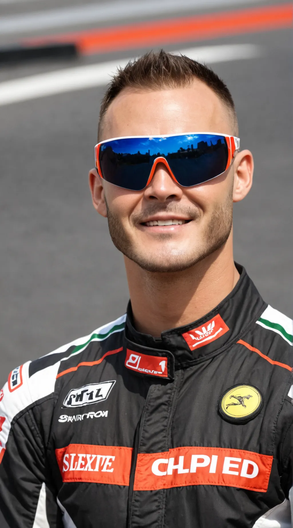 ai character: Kyle Larson  background