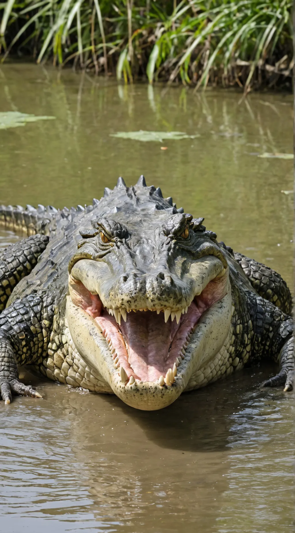 ai character: Crocodile  background