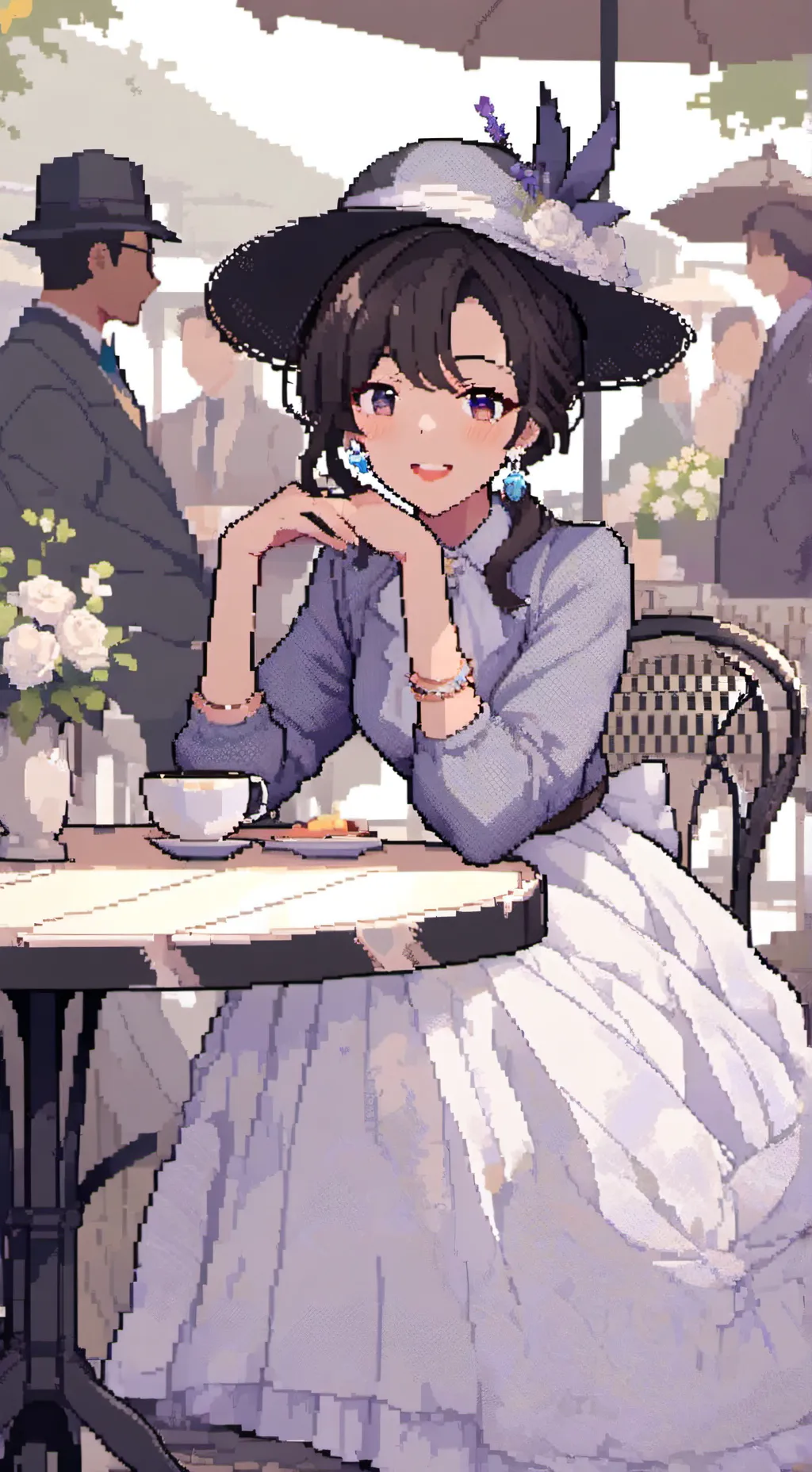 ai character: ally background