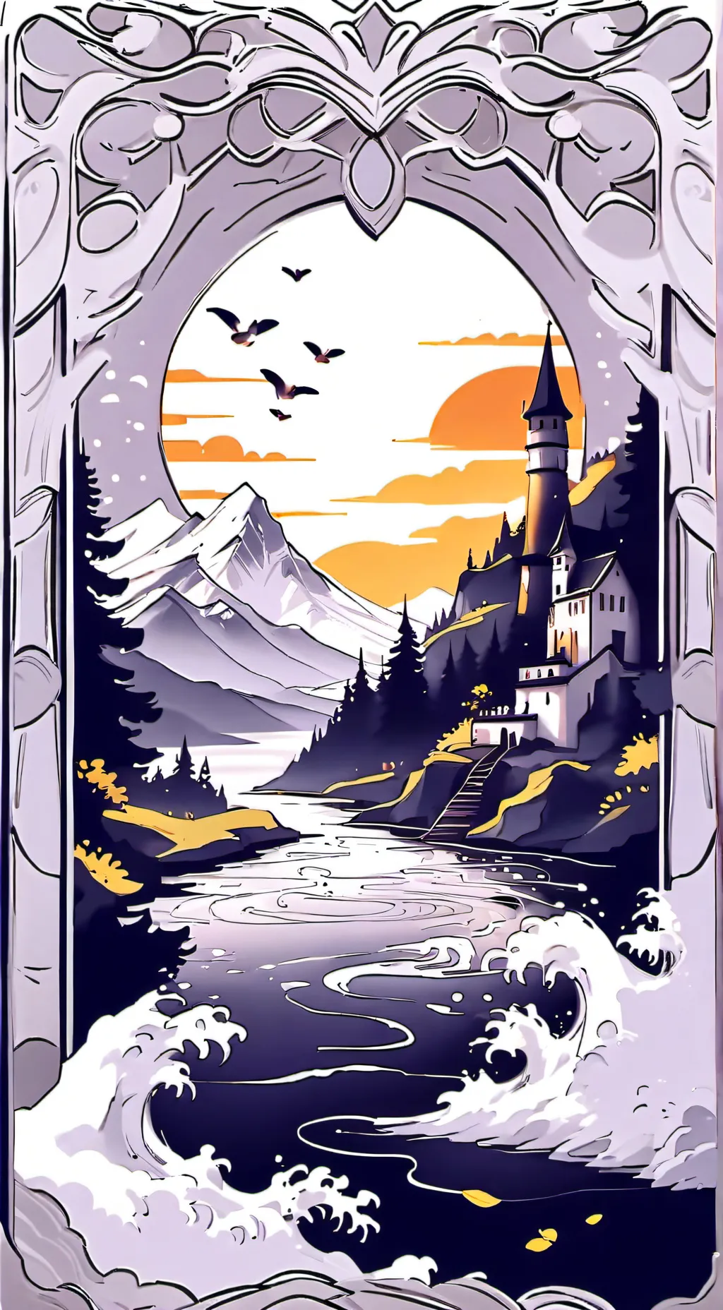 ai character: Paradise life🏠 background