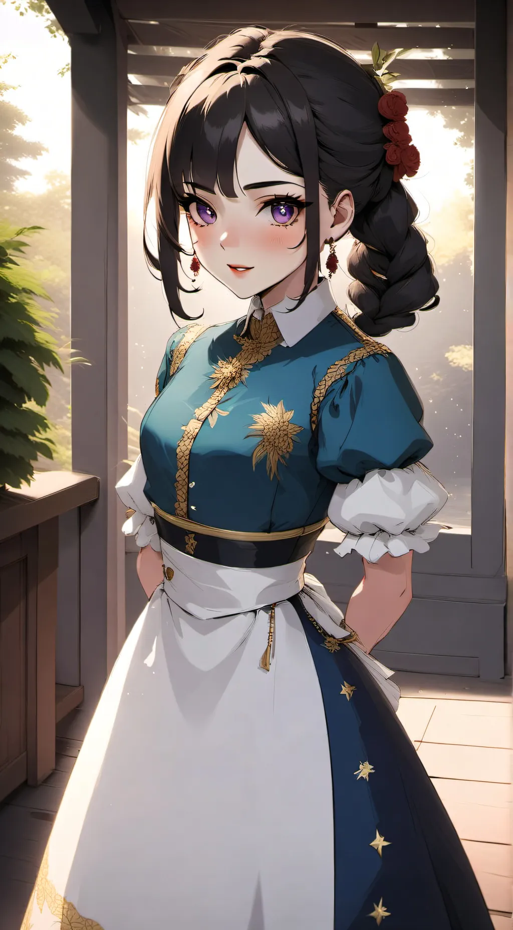 ai character: saira romanoft background
