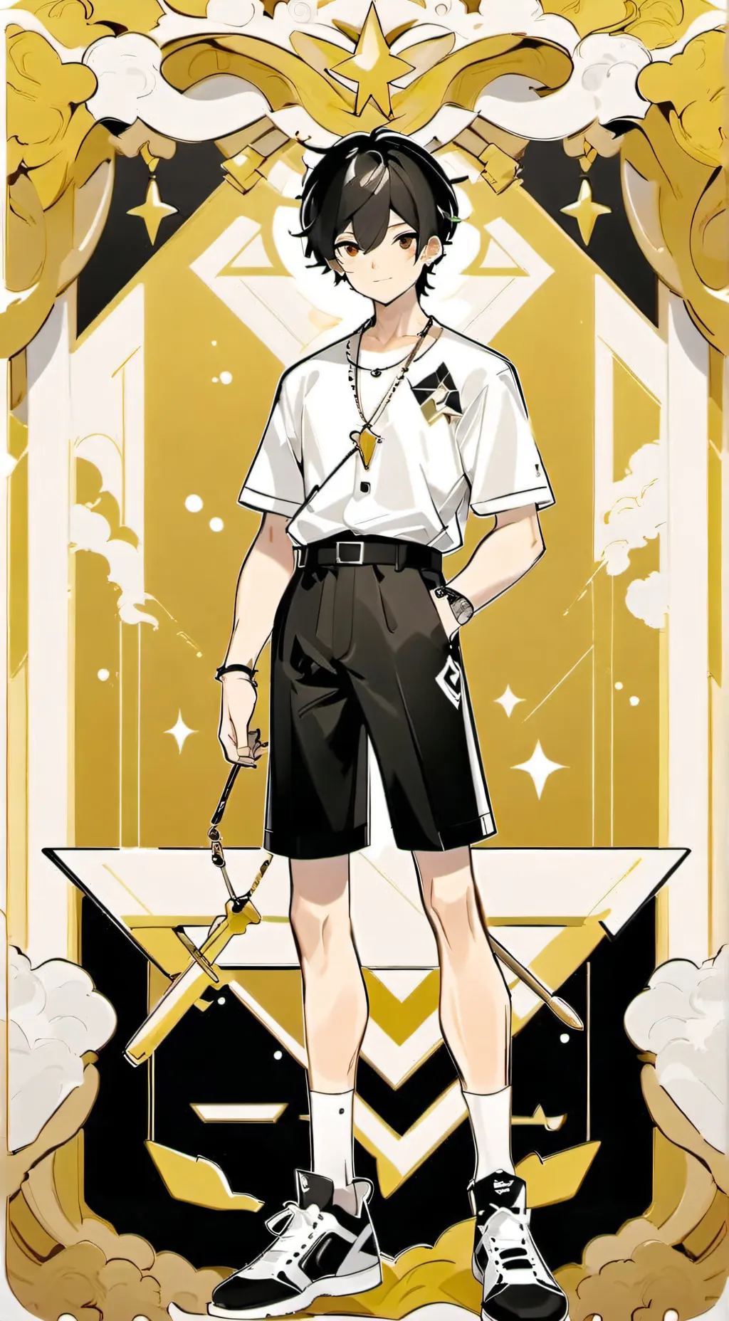 ai character: Marco  background