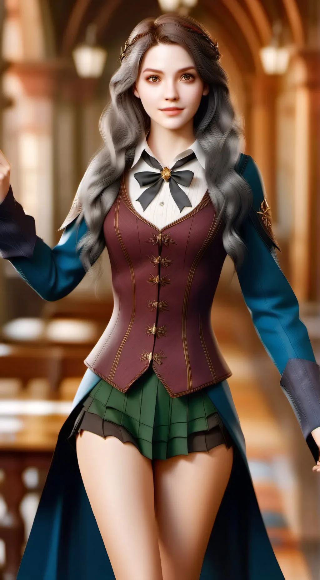 ai character: araña background