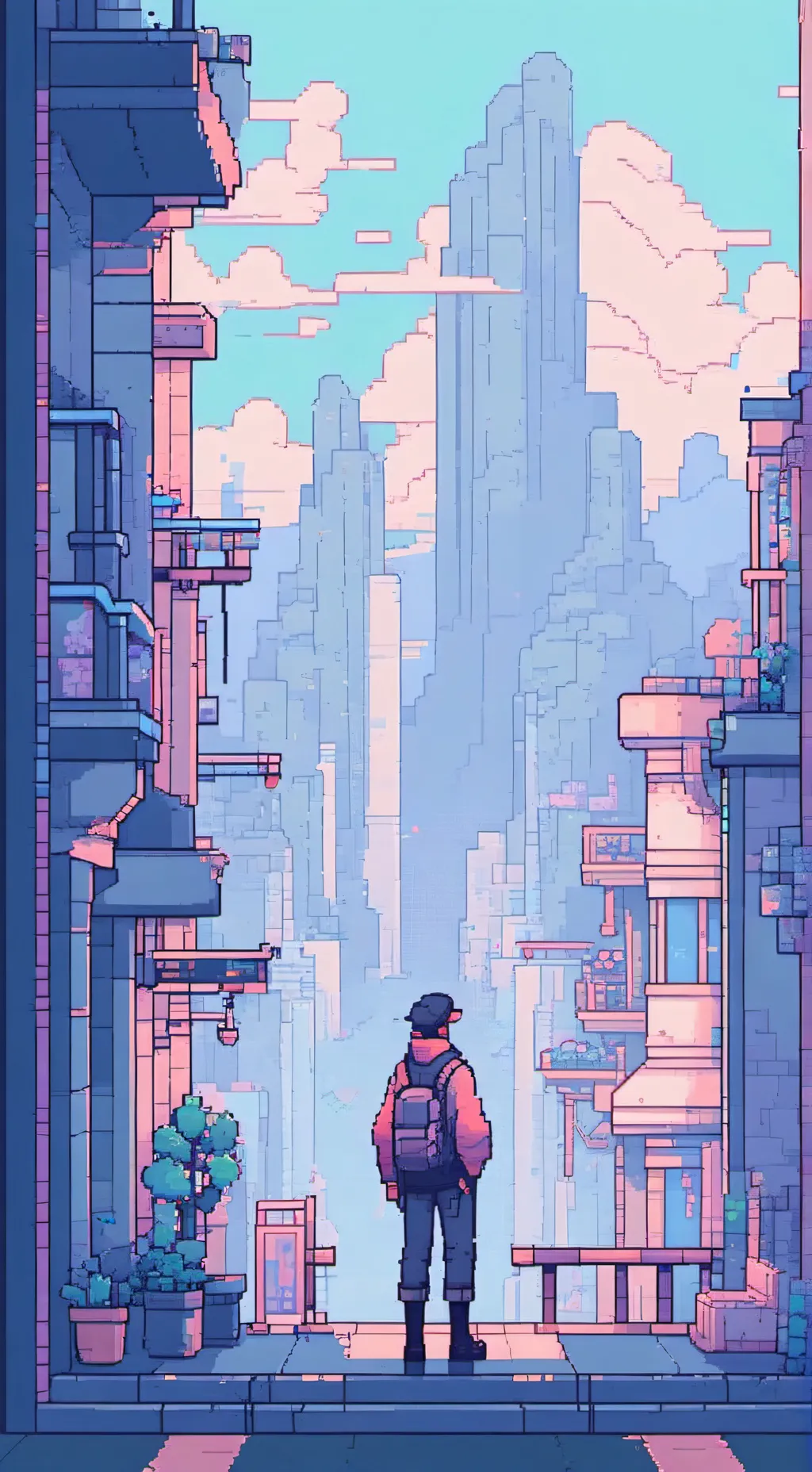 ai character: Butt background