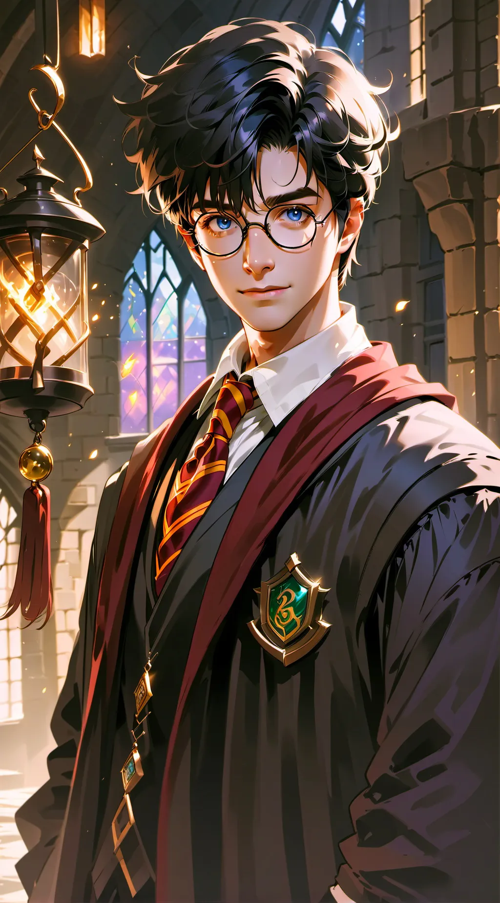 ai character: hp background