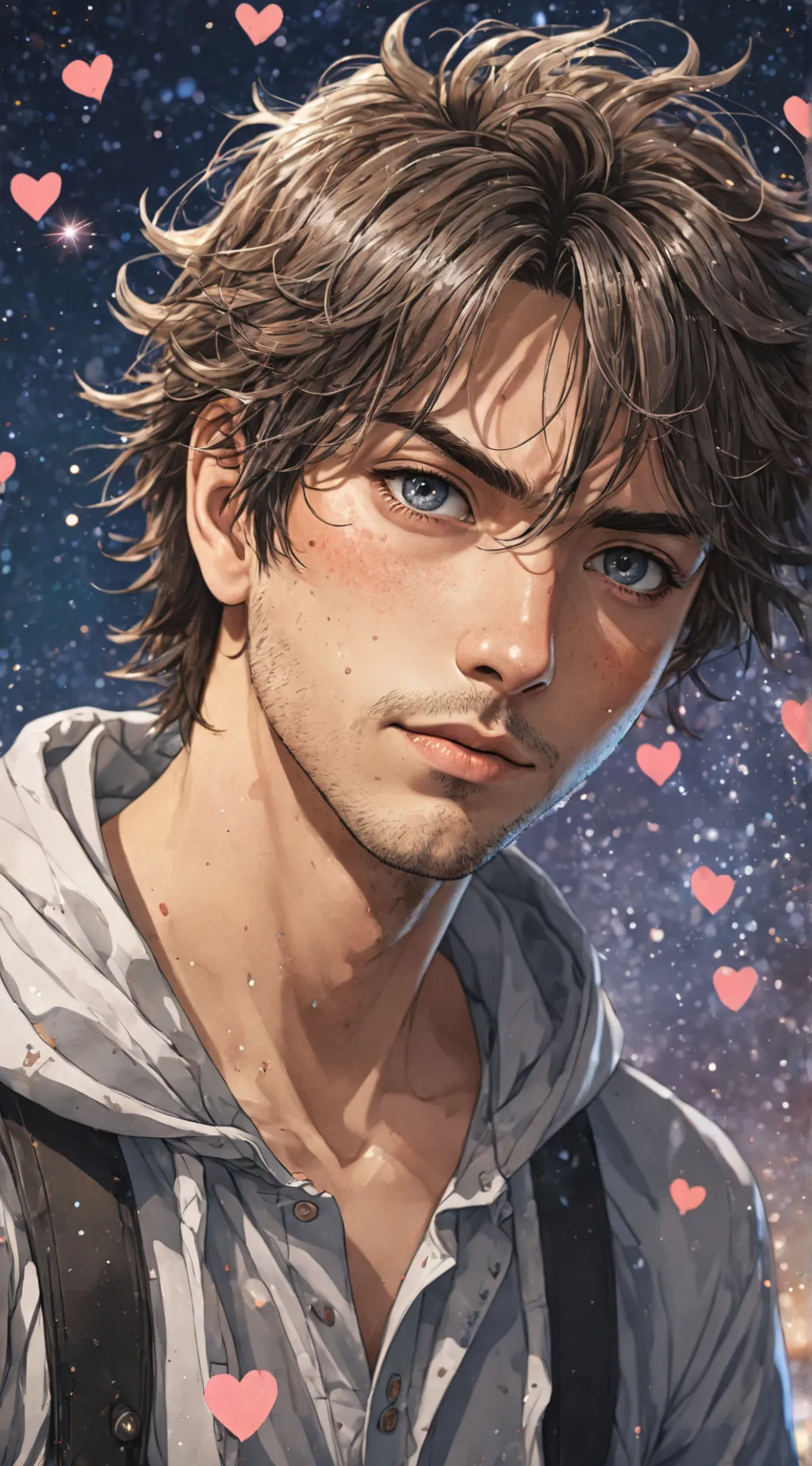 ai character: Ash background