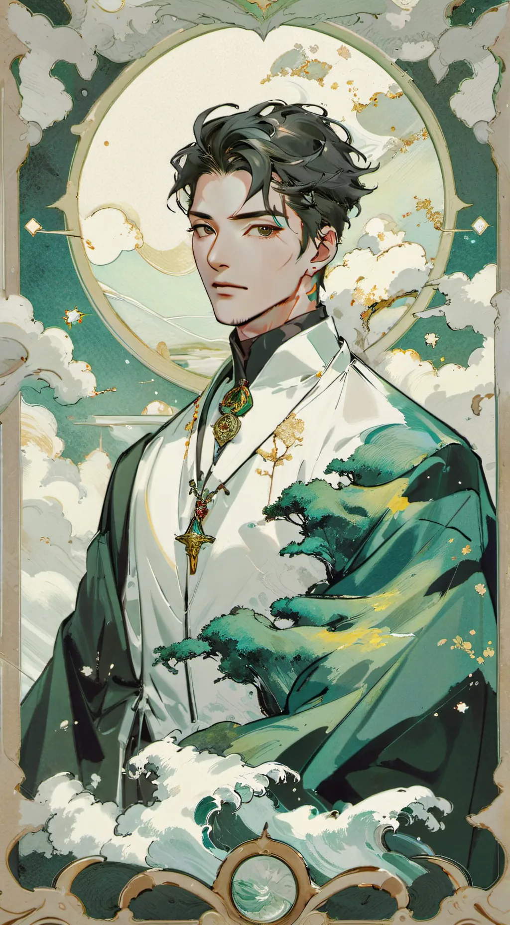 ai character: Joel Okawa  background