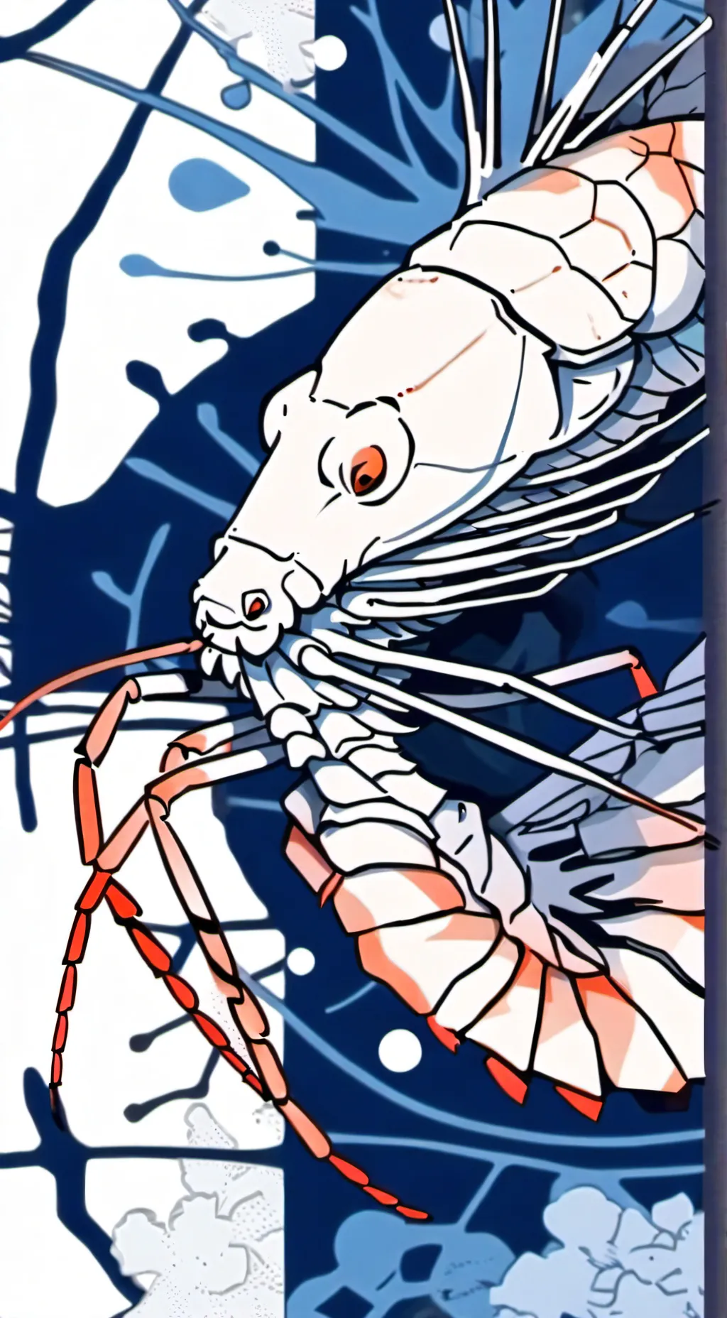 ai character: SHRIMPO background