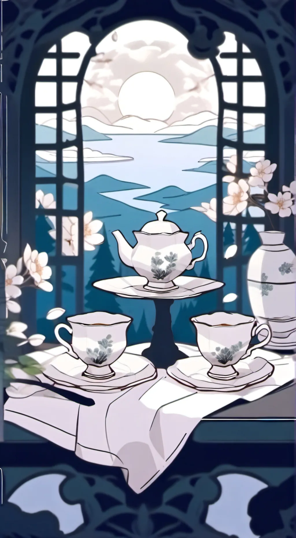 ai character: Pr3ttypr1ncess tea background