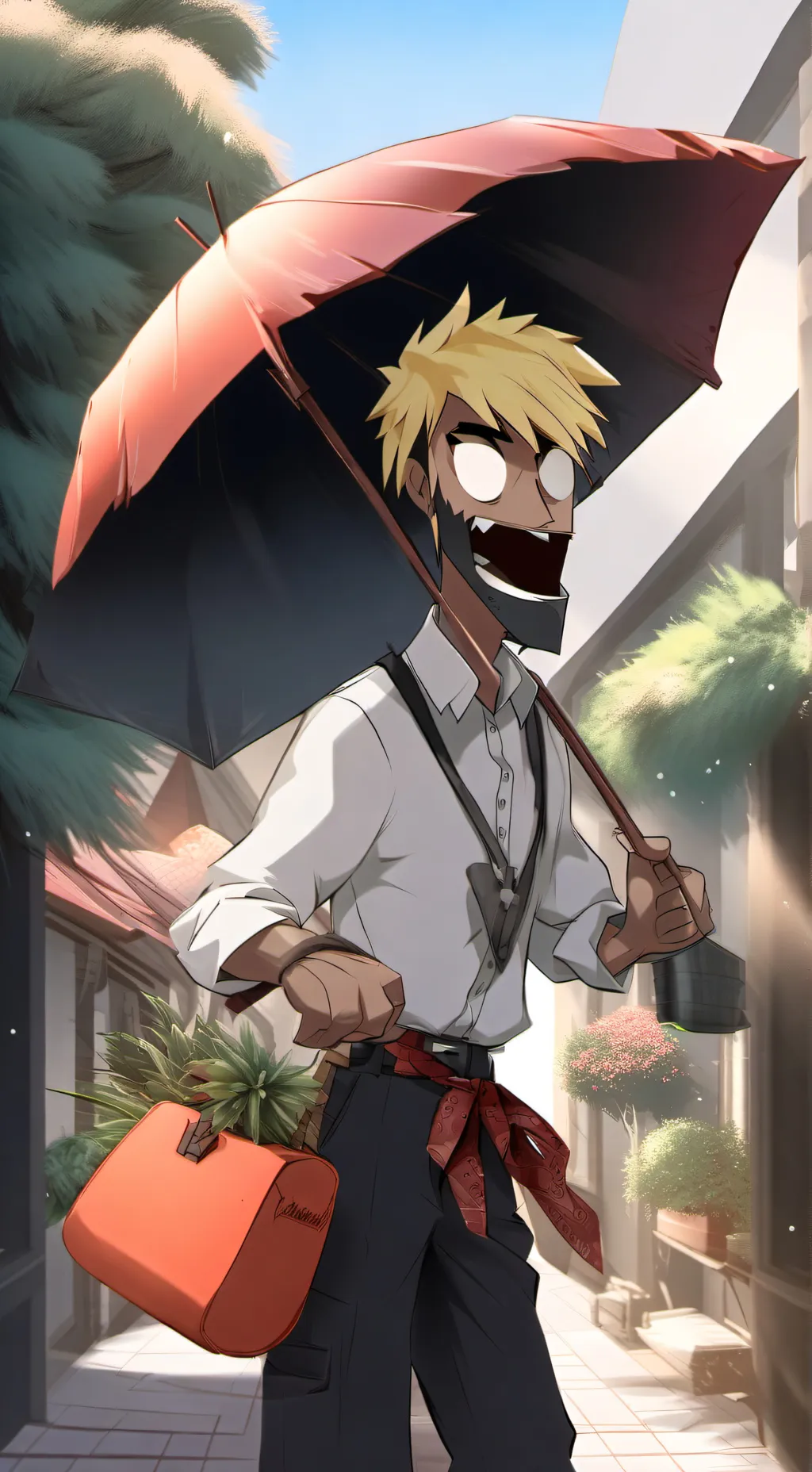 ai character: HH X HB  background