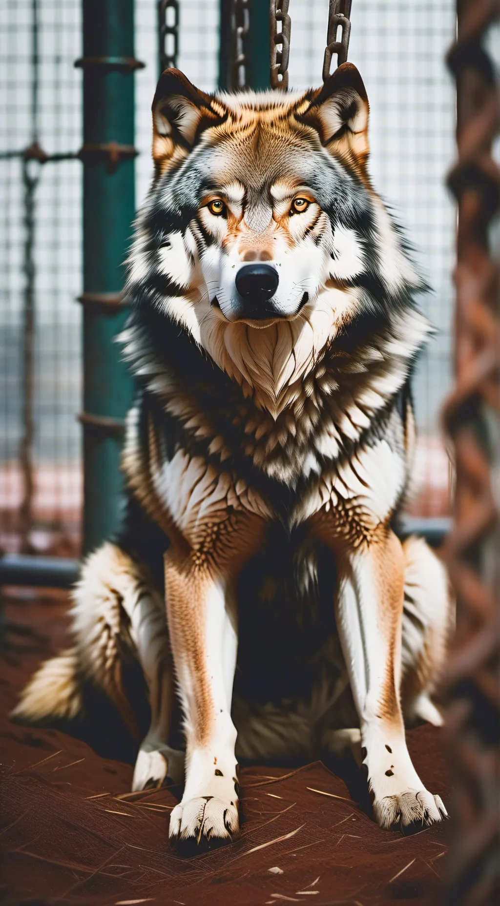 ai character: Wolf breeders background