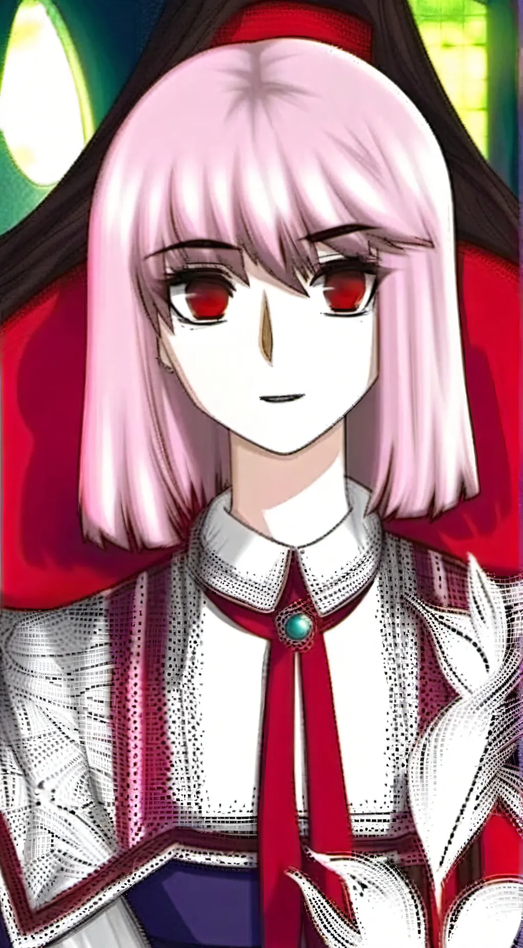 ai character: Vampira  background