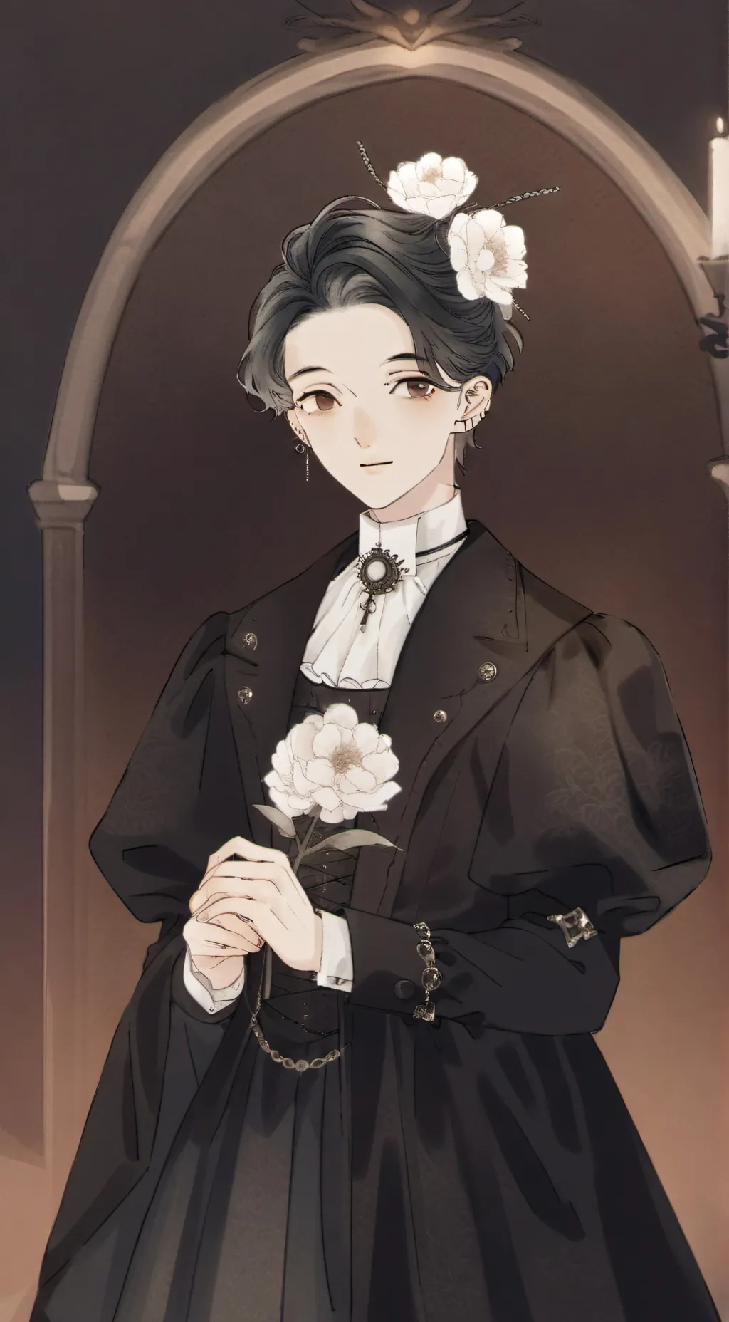 ai character: Fernand Geber tllh background