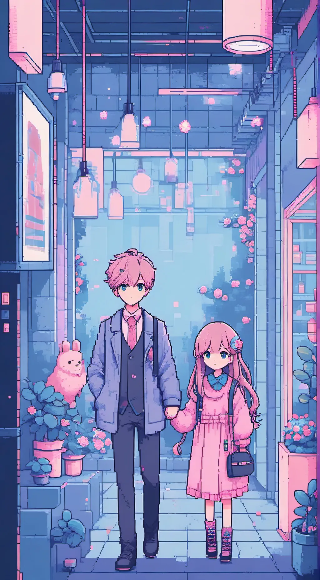 ai character: Luna background