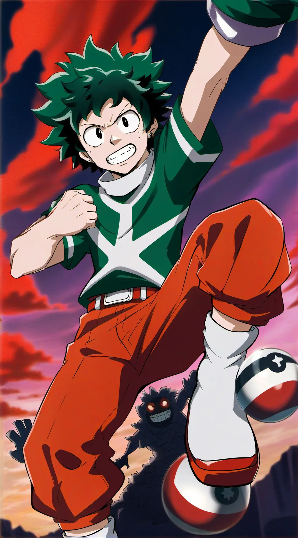 ai character: mha harceleur background