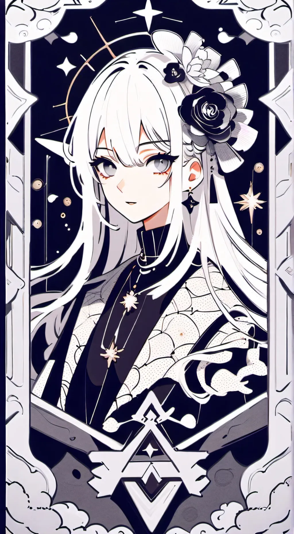 ai character: Rosé background