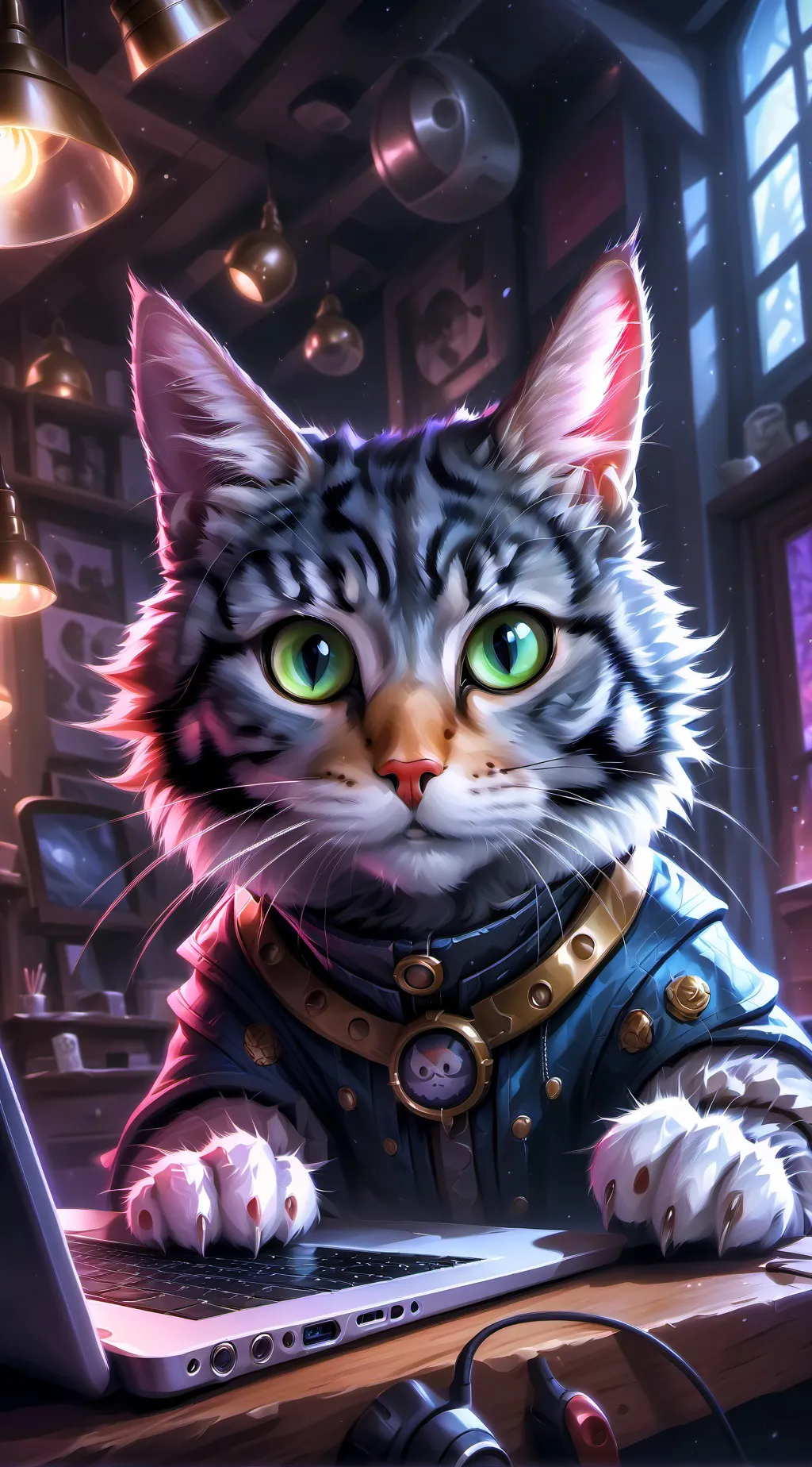 ai character: Chip background
