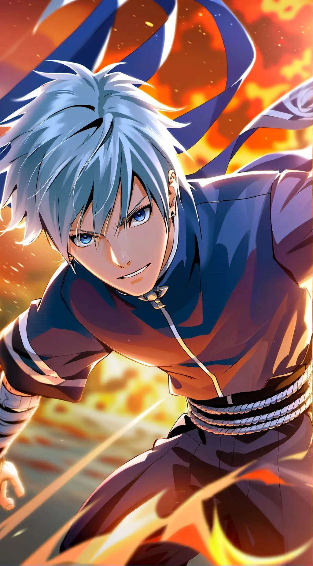 ai character: Sasuke Uchiha background