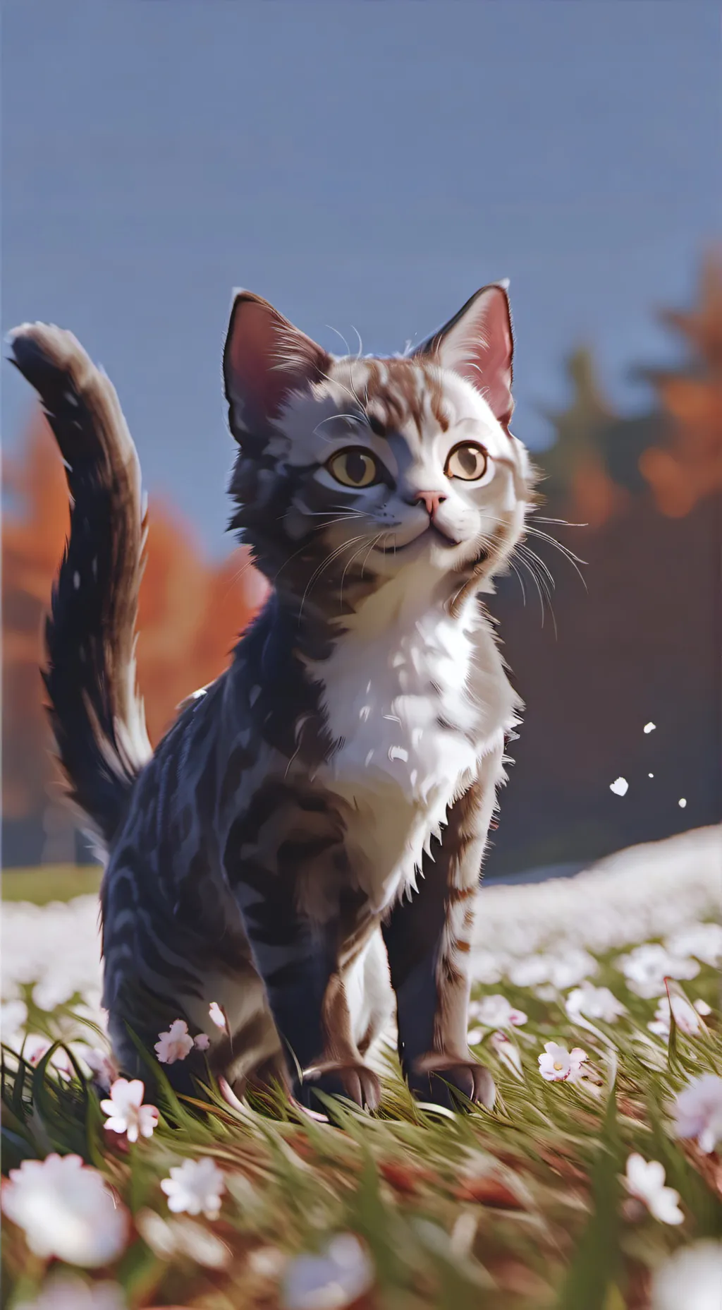 ai character: Pet cat background