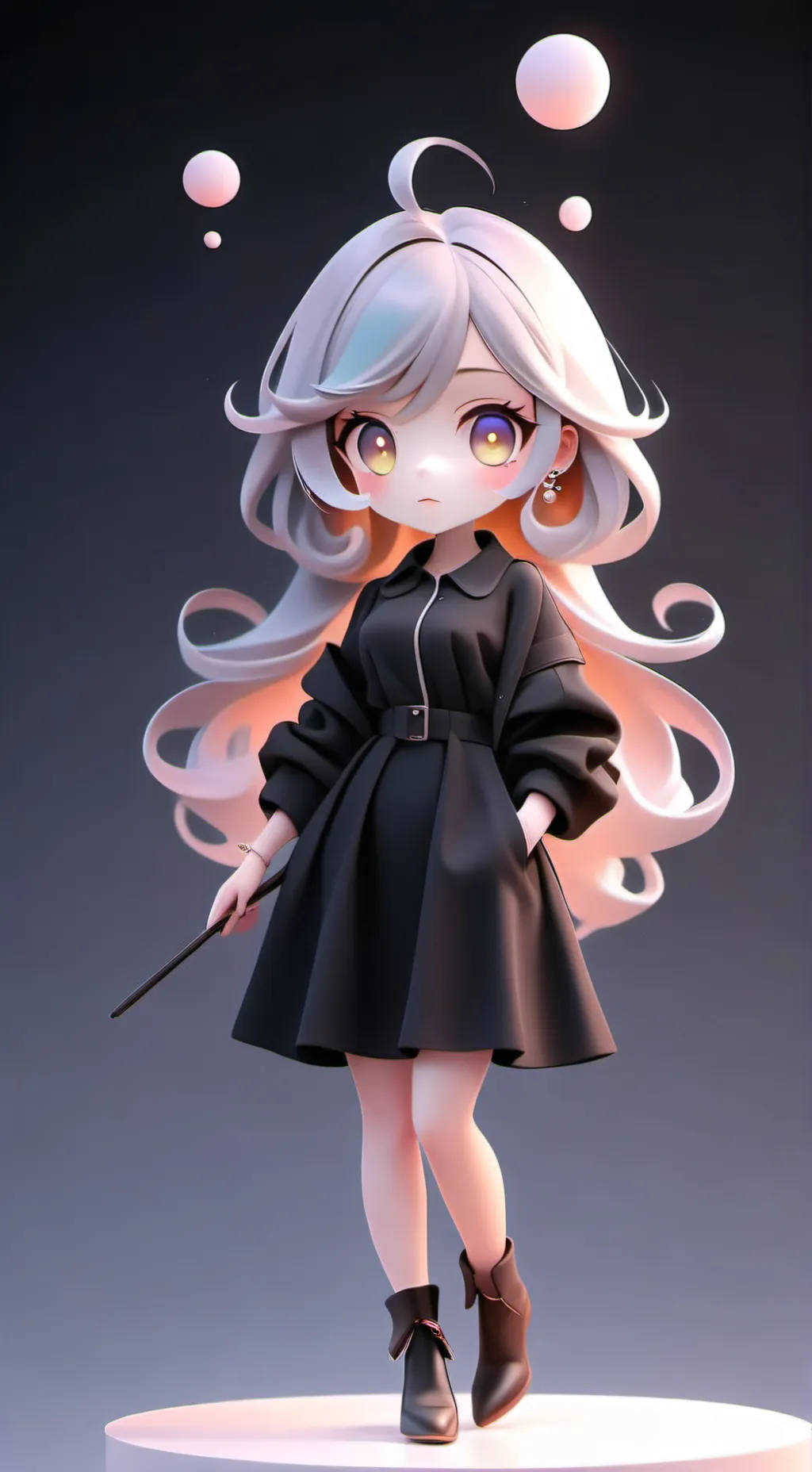 ai character: Luna  background