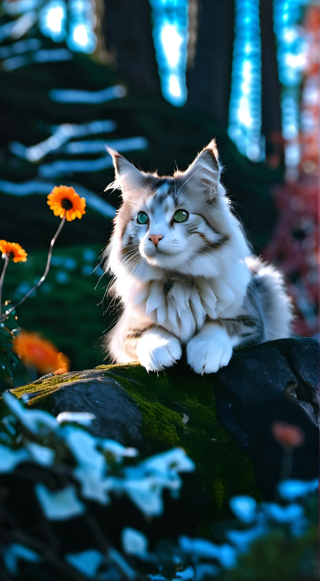 ai character: aftons get a cat!  background