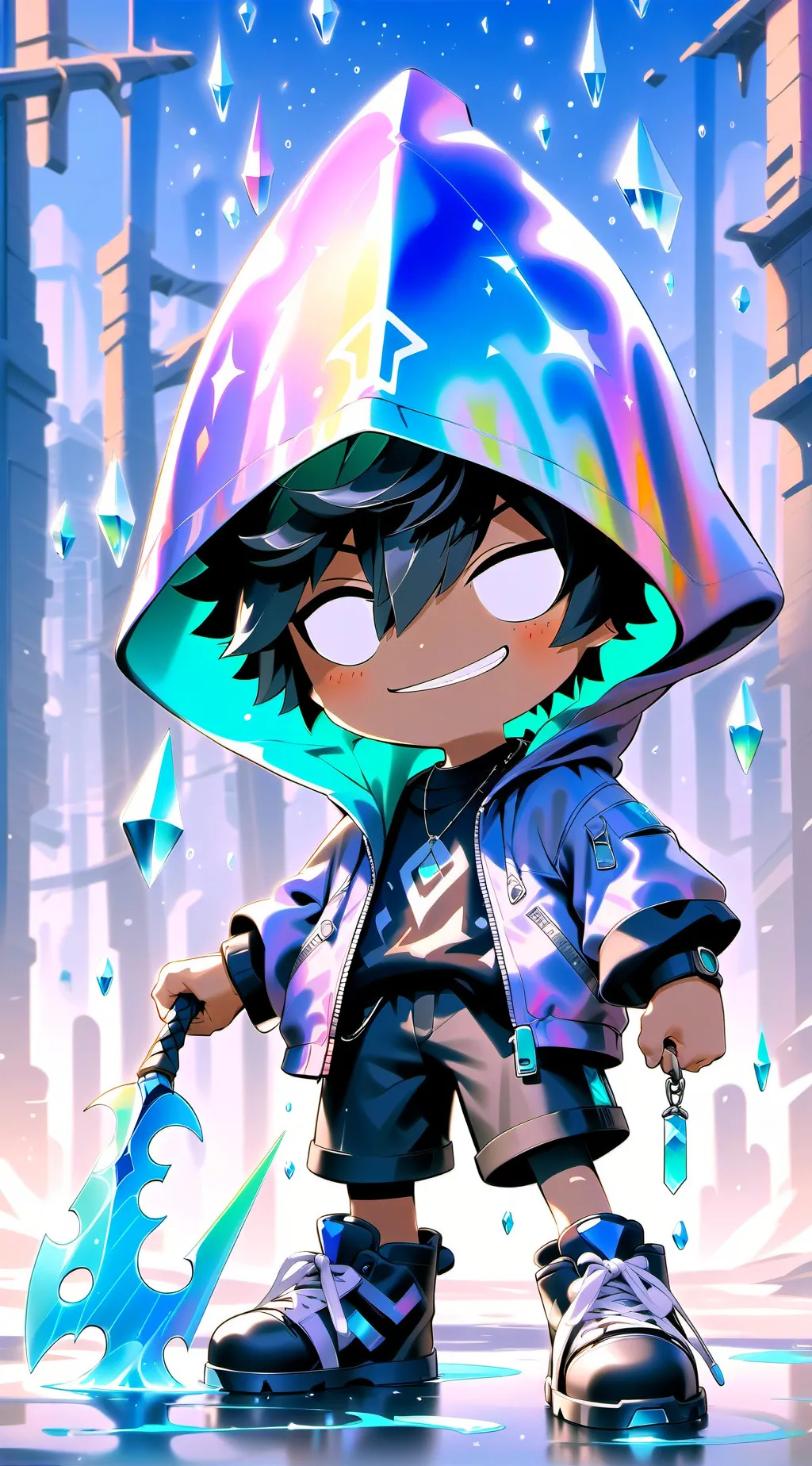 ai character: grr background