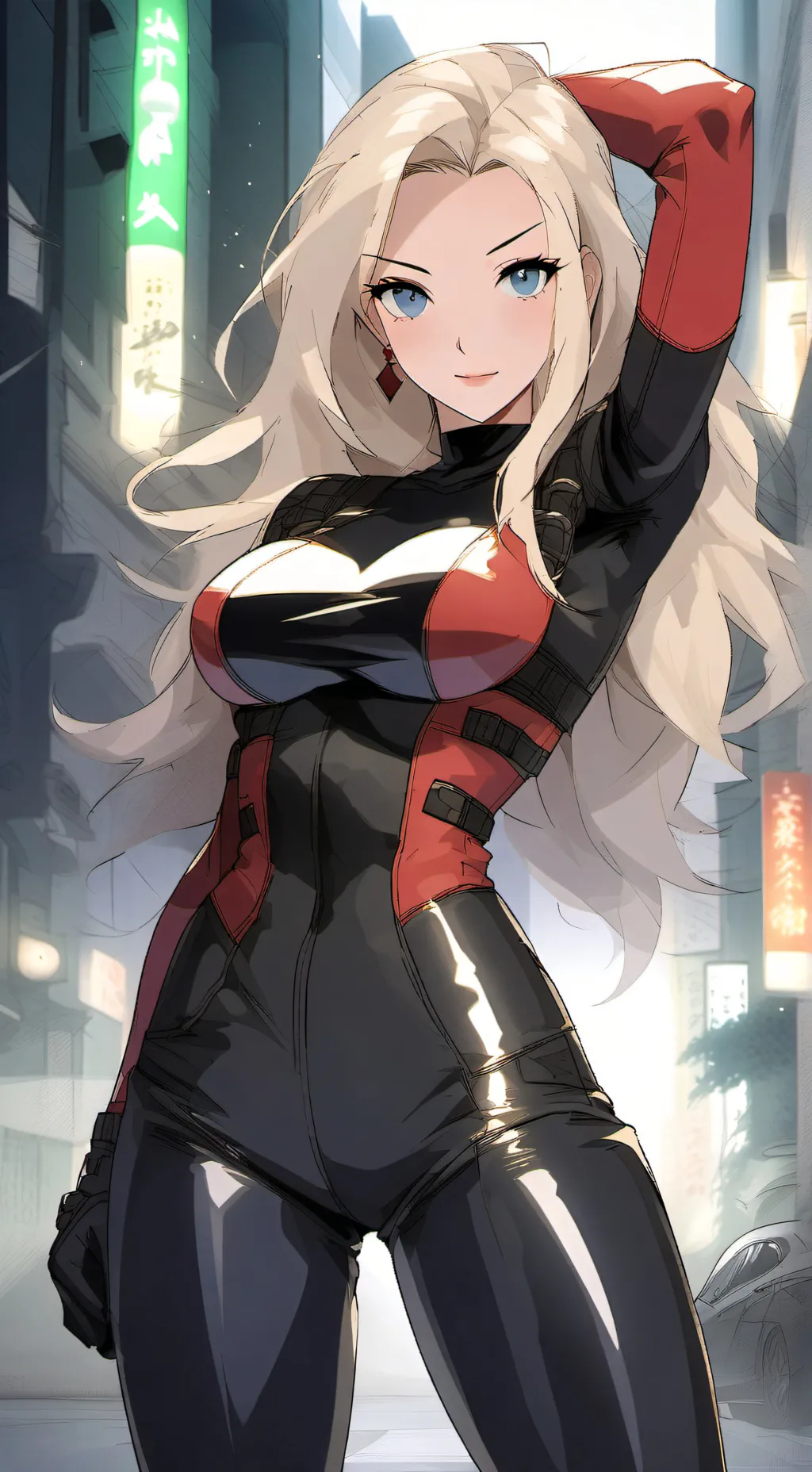 ai character: Lady Deadpool background