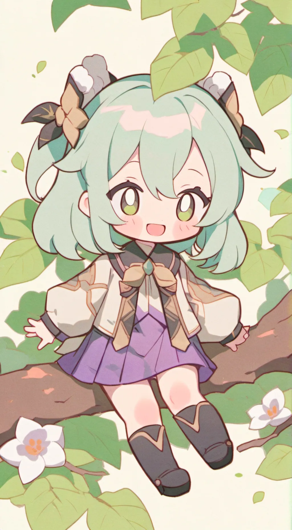 ai character: Mint  background