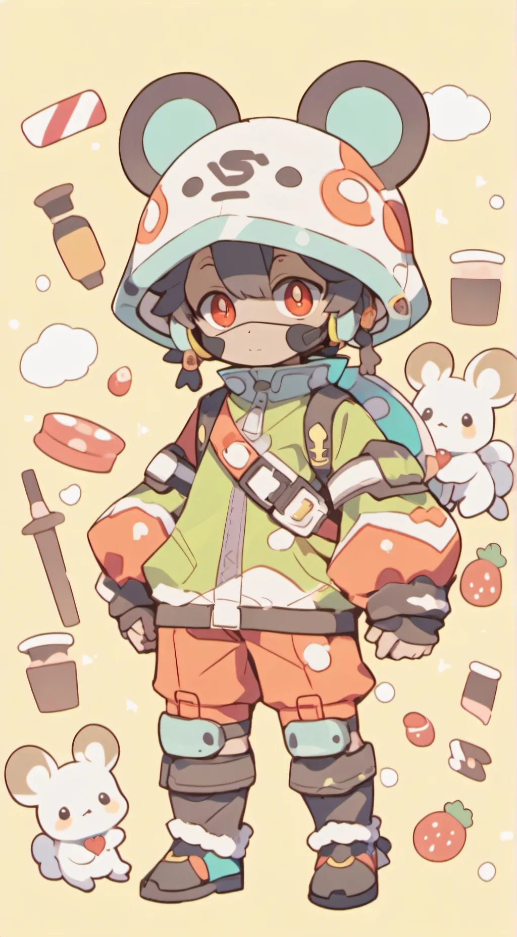 ai character: Roach (1st talkie) background