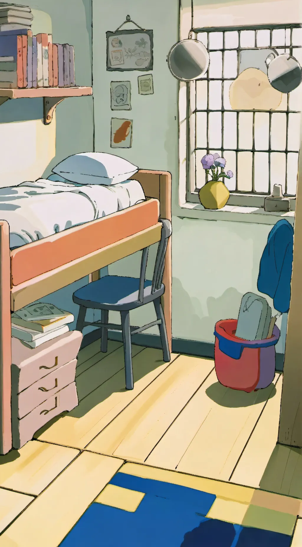 ai character: The Dorms background