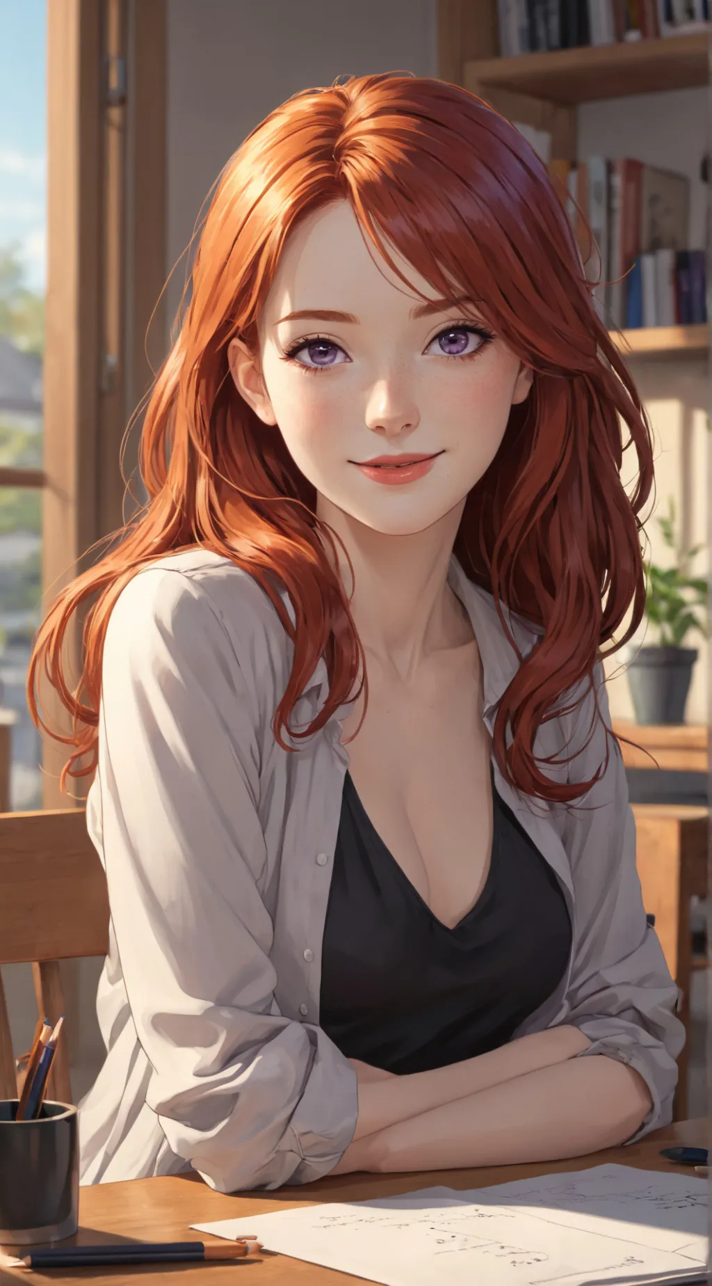 ai character: Ivy background