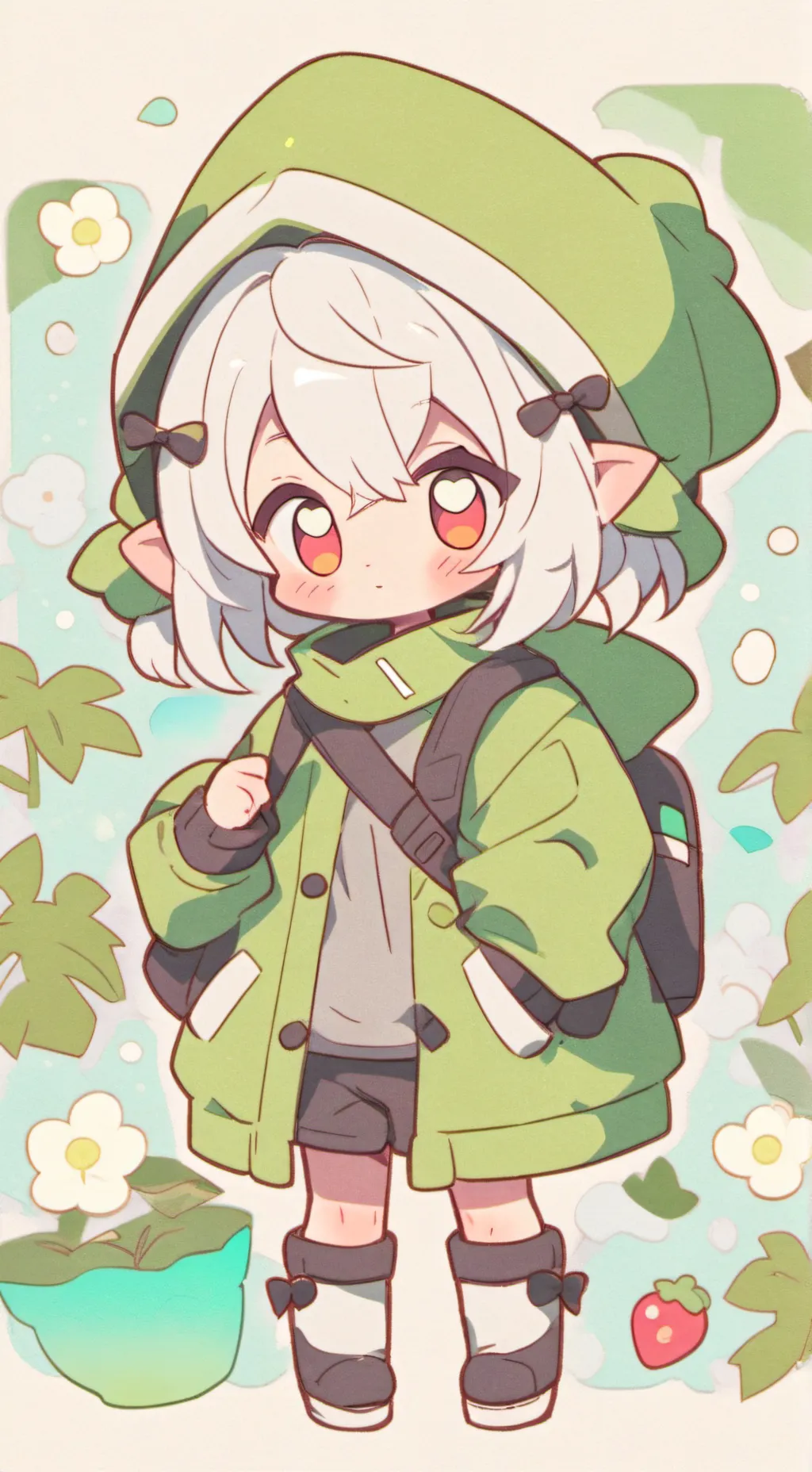 ai character: Vee background