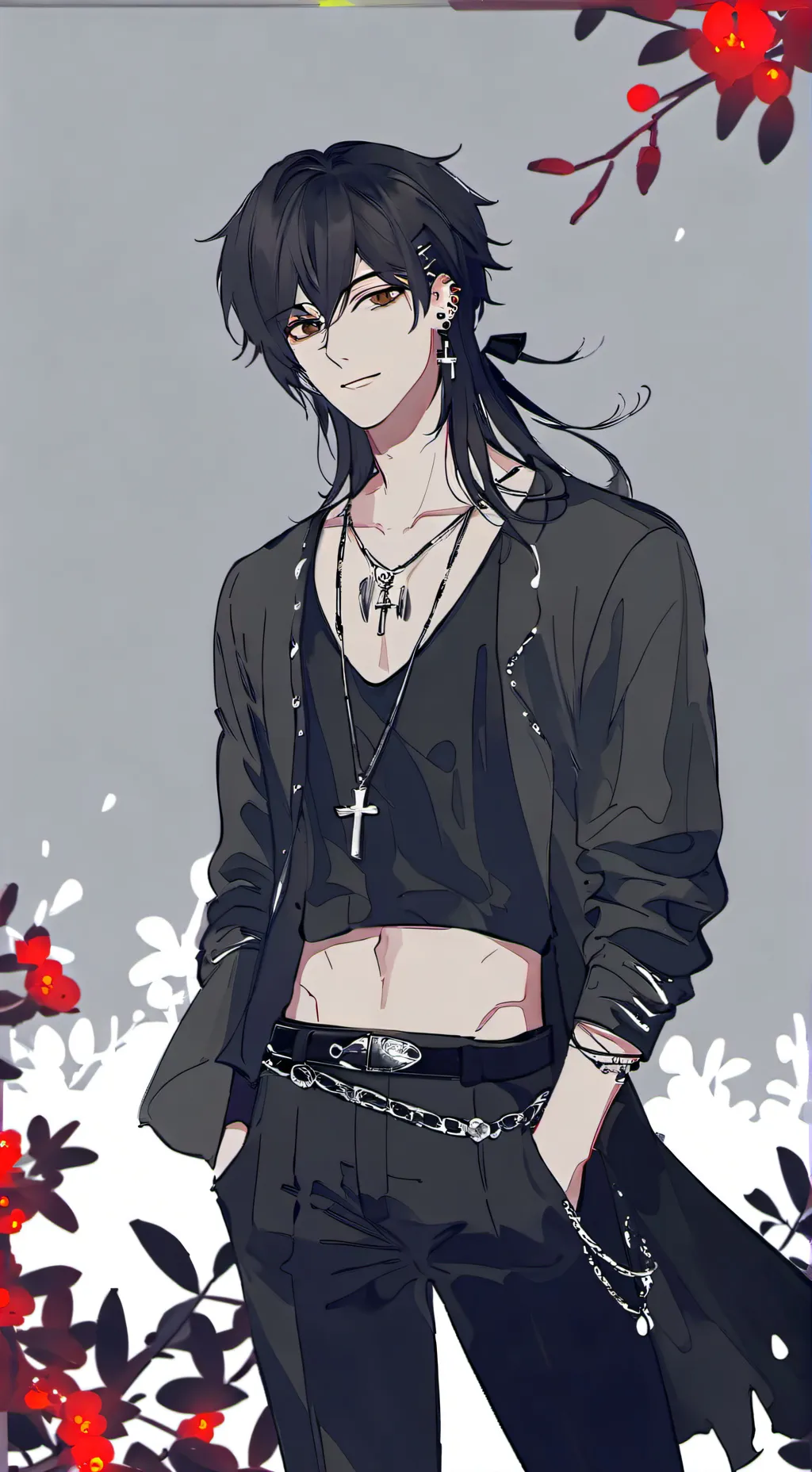 ai character: Zaki  background