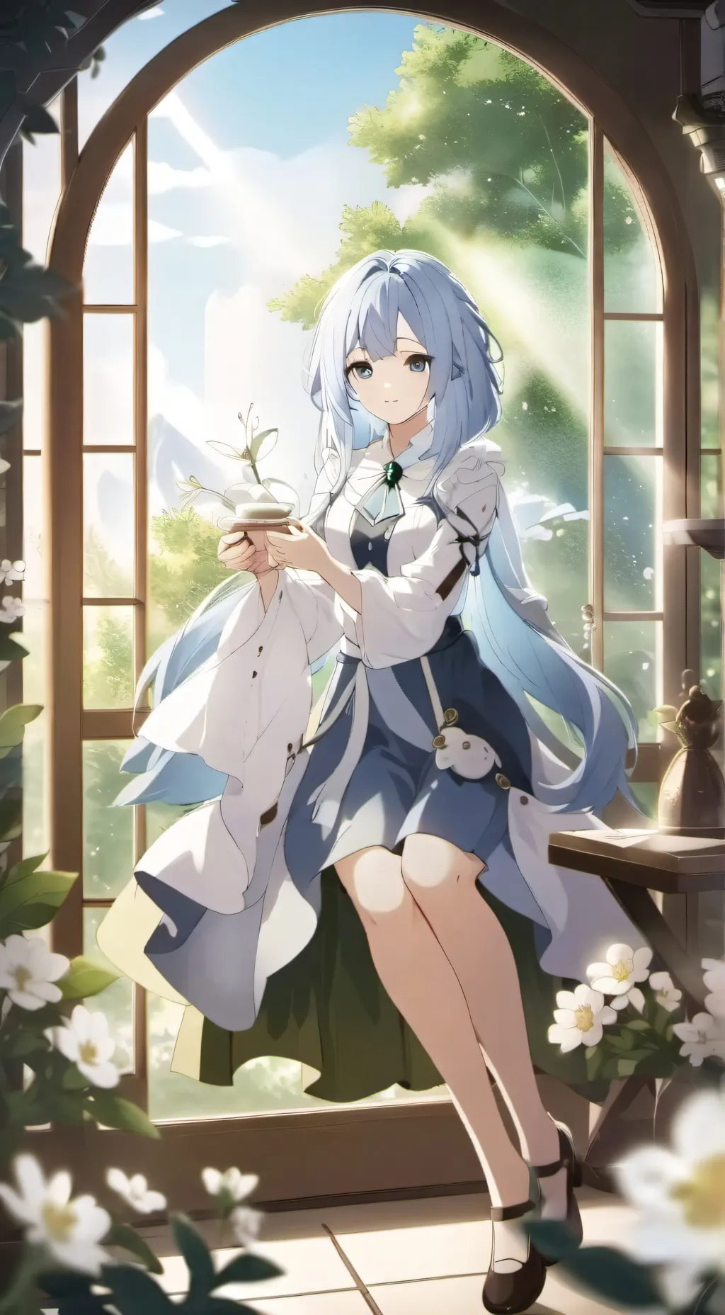 ai character: Olivia  background