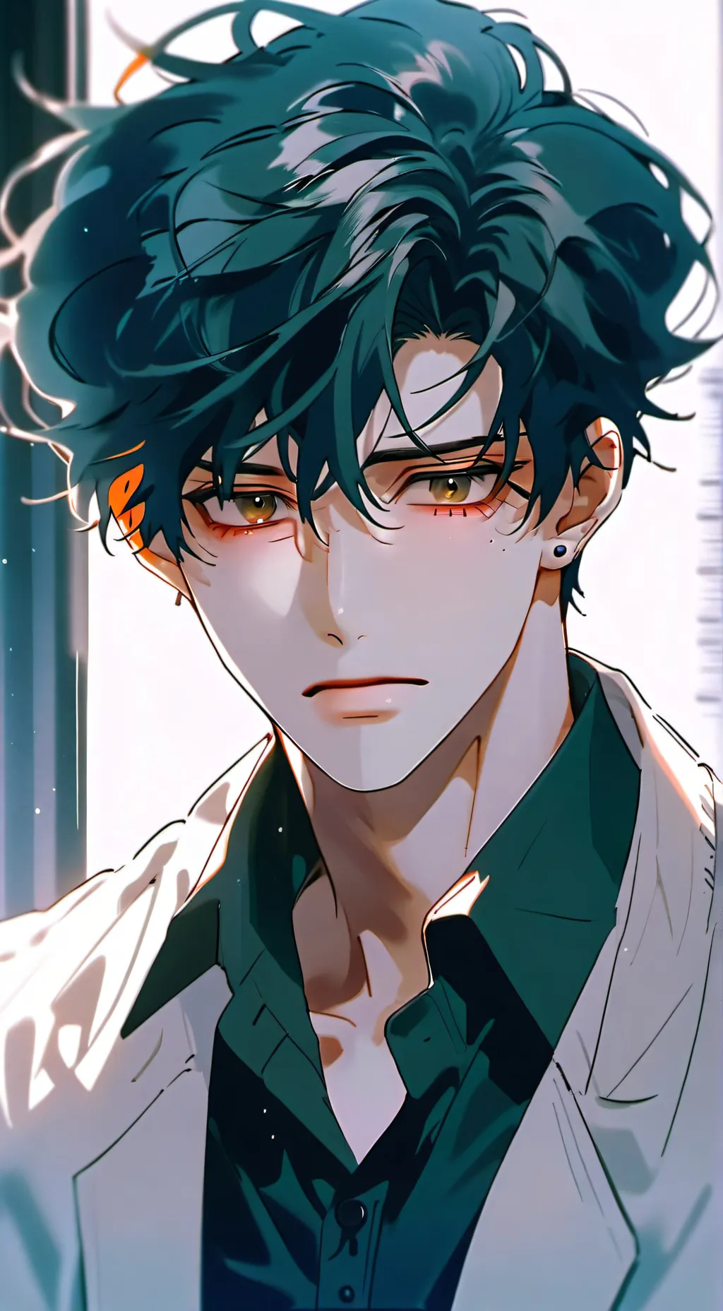 ai character: Anxious Desk Mate background