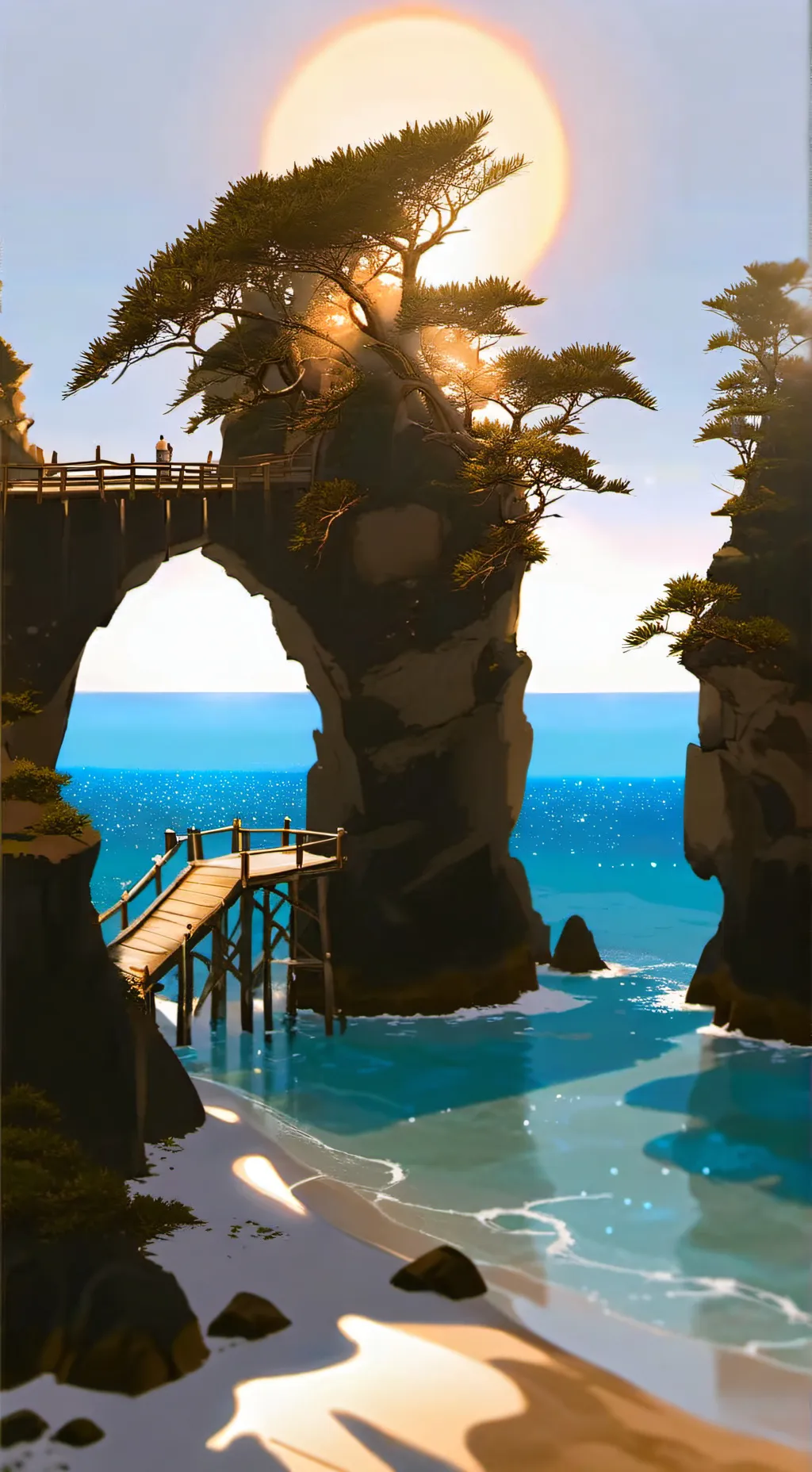 ai character: OUTERBANKS😜 background