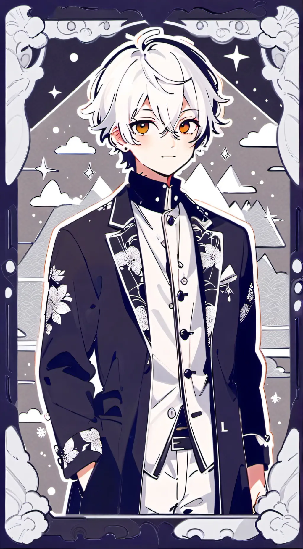 ai character: Damian  background