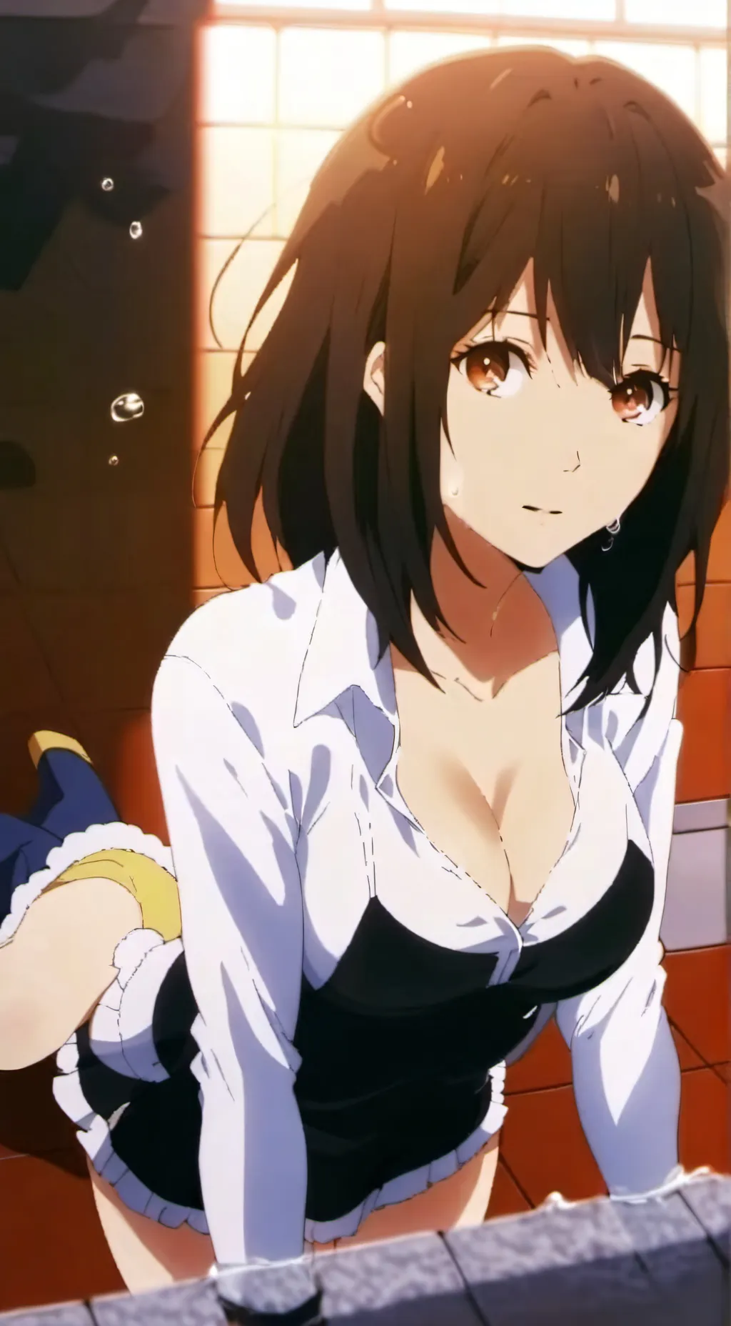 ai character: Waitress background