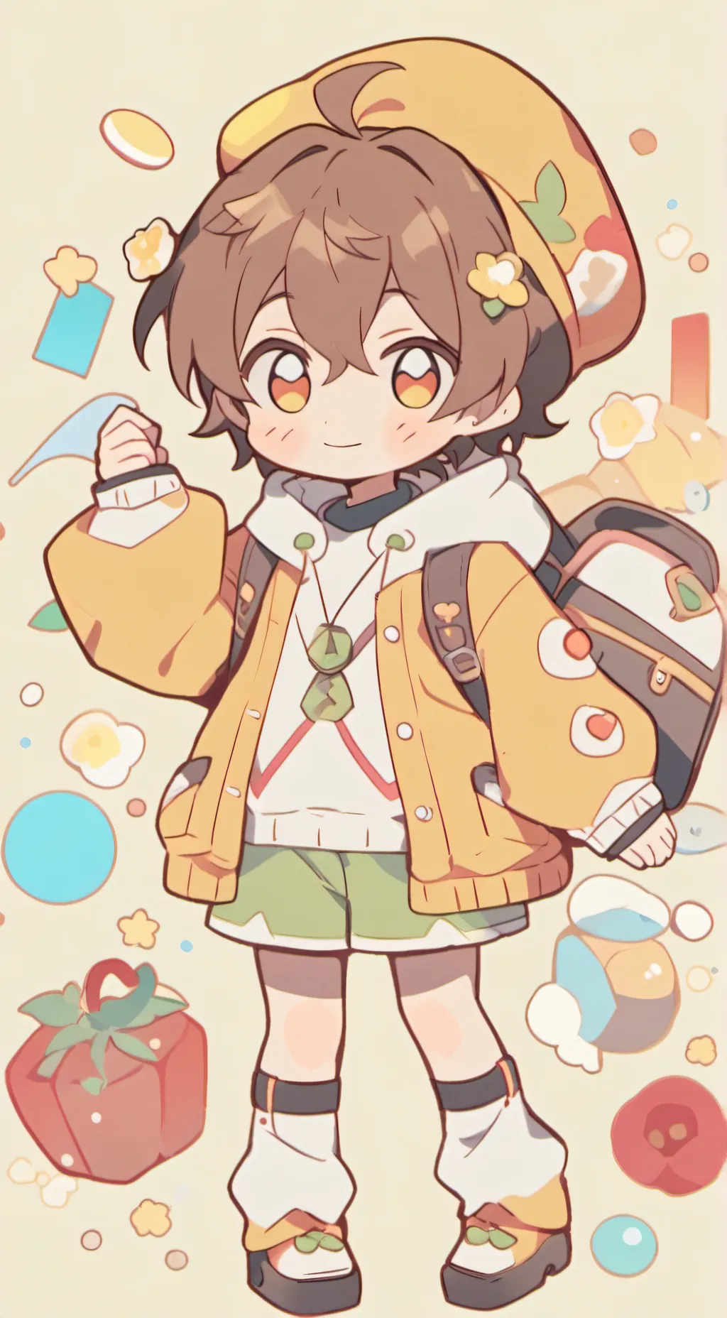 ai character: Адам  background