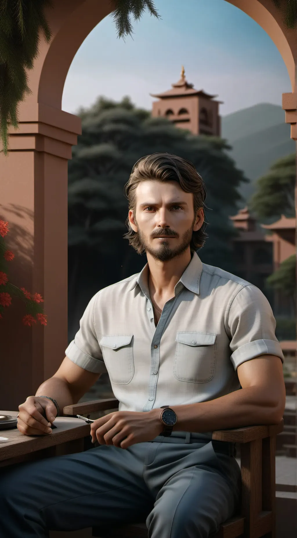 ai character: Danial faraday background