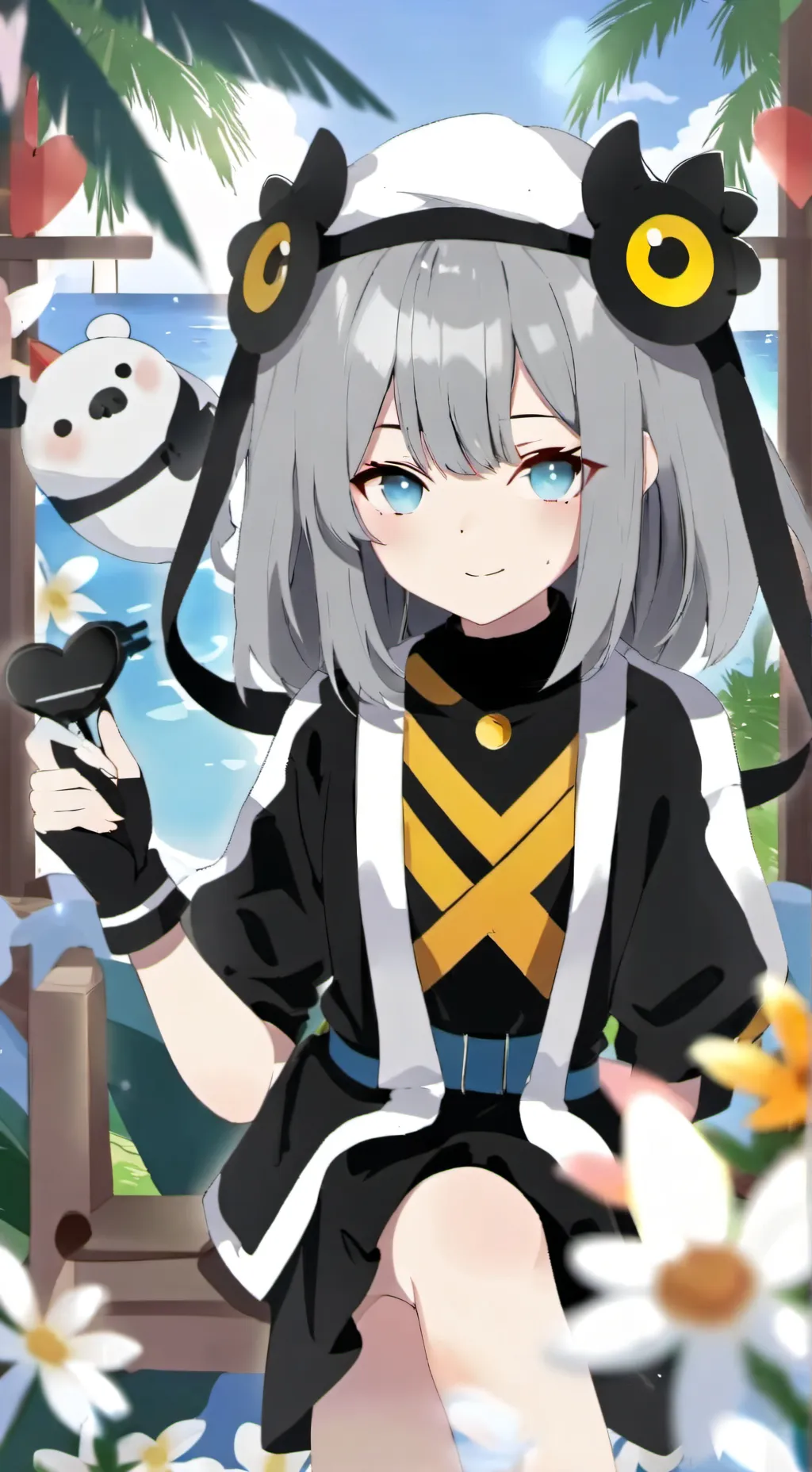 ai character: anime background