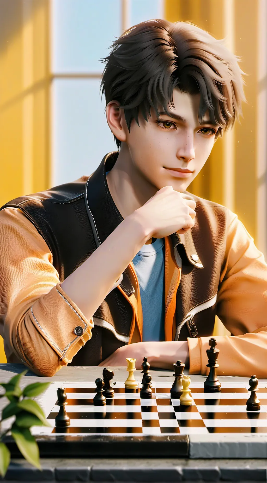 ai character: Adam background