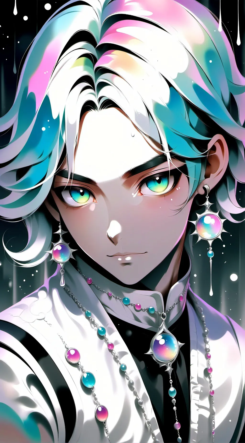 ai character: Candy circus background
