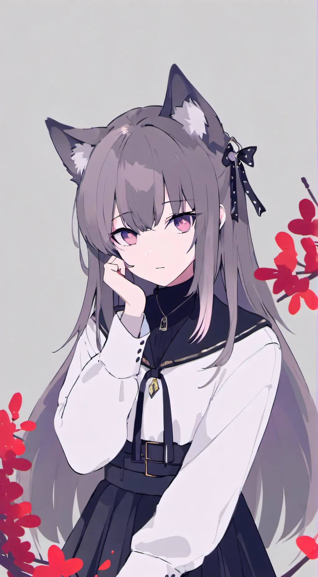 ai character: Leah  background