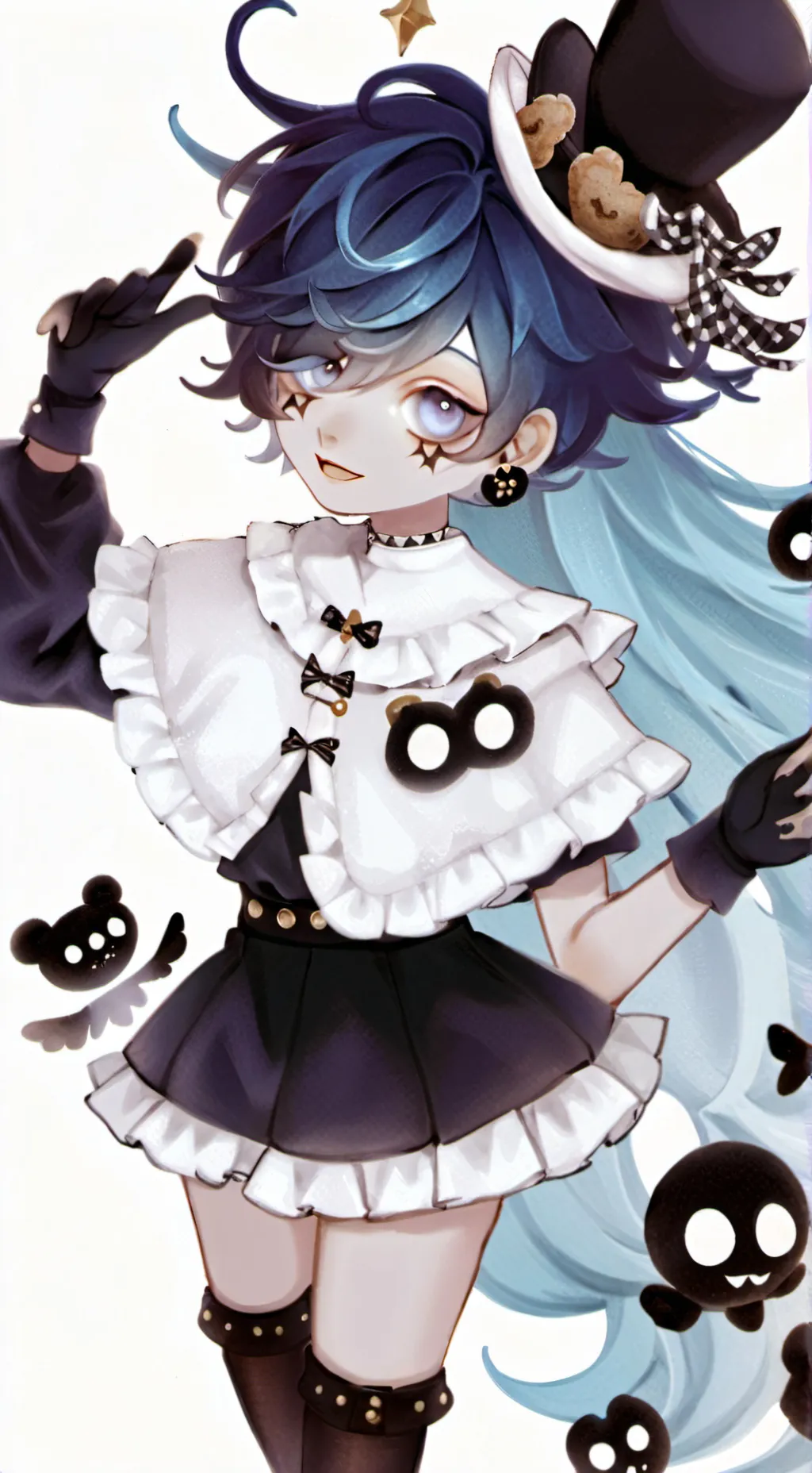 ai character: SHADOW MILK COOKIE background