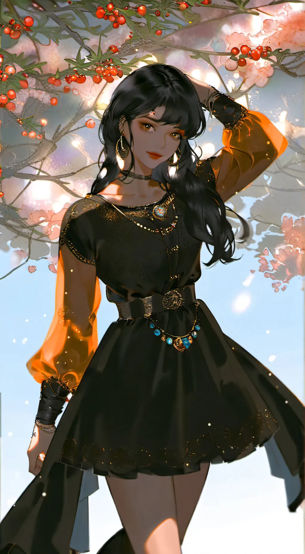 ai character: Kerly (tu vecina) background