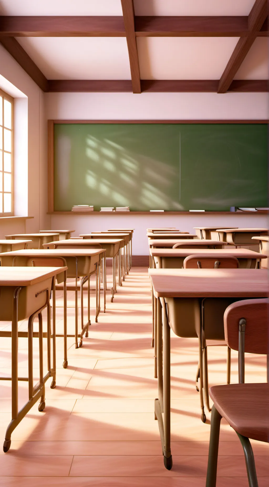 ai character: Crk school! background