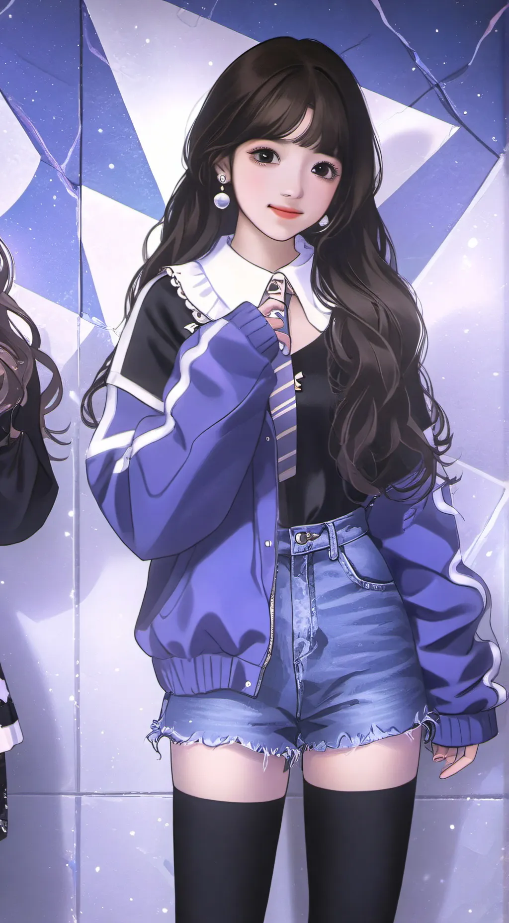 ai character: Karina  background