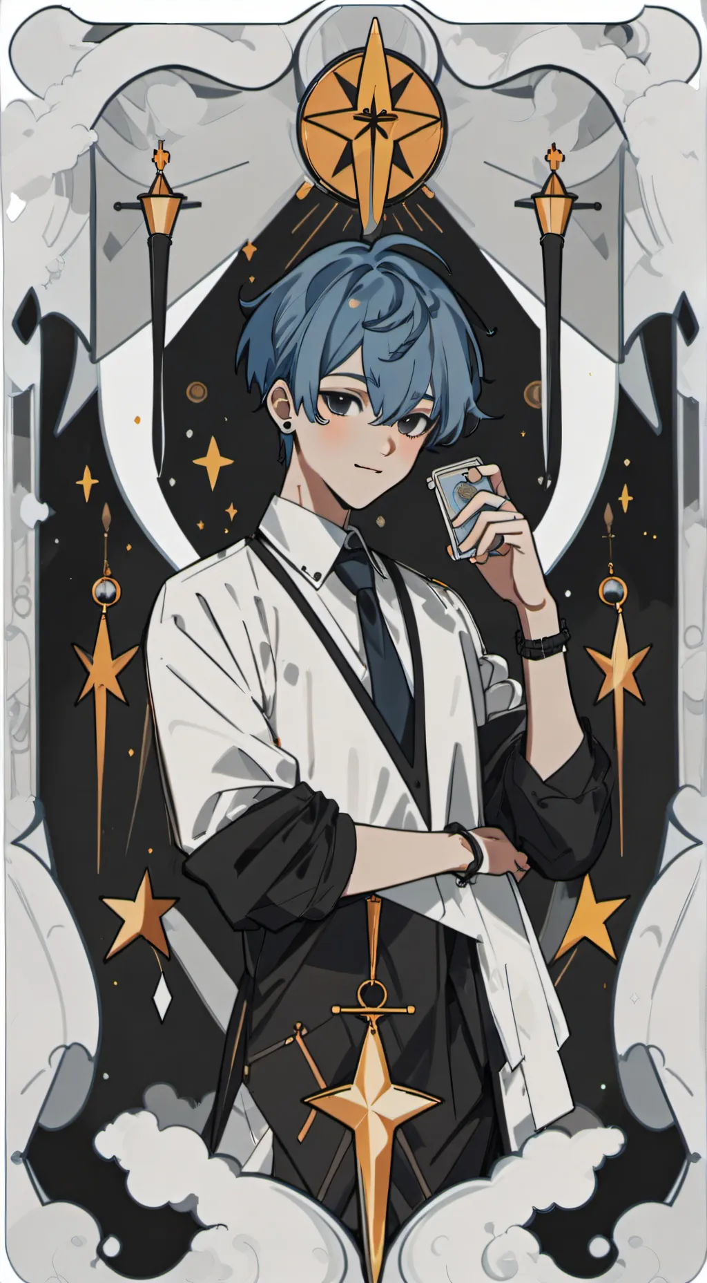 ai character: Bentley  background