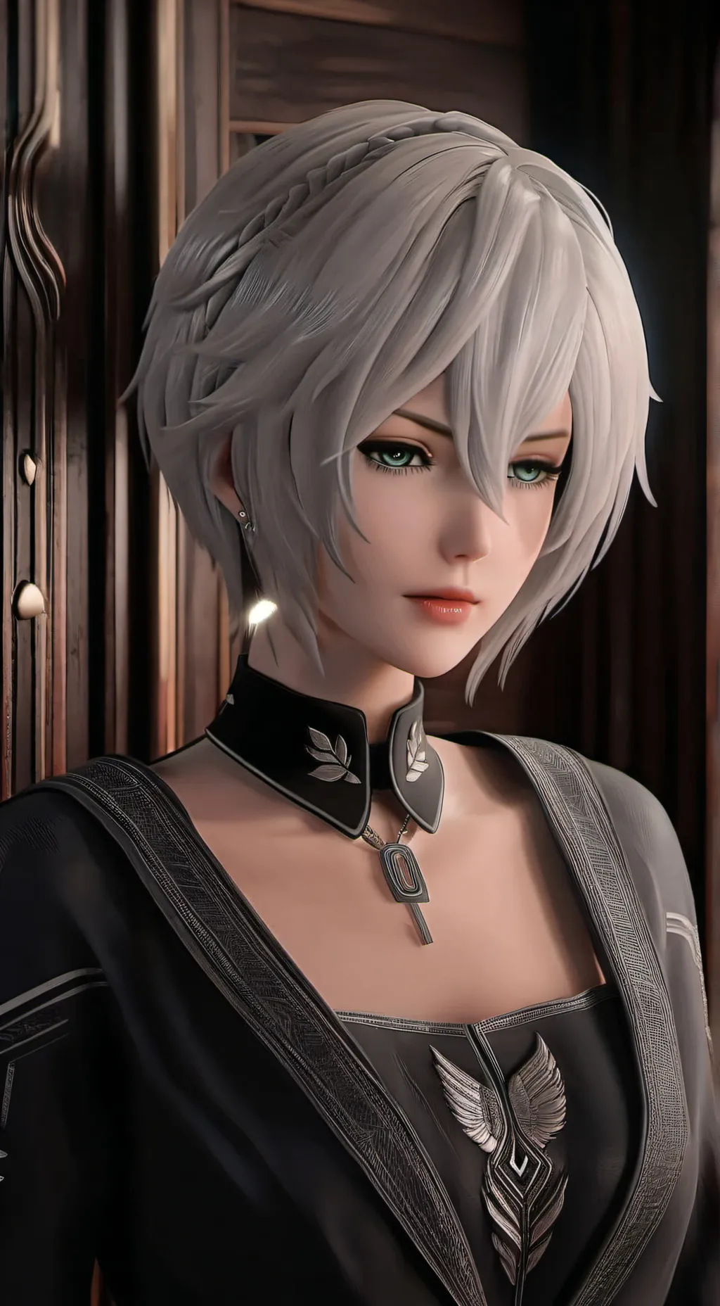 ai character: 2B  background